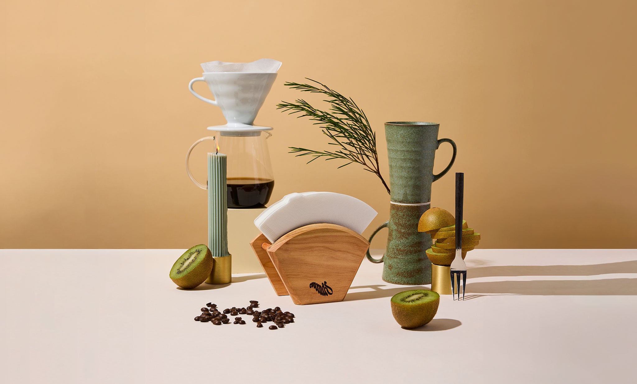 Small Filter Friend with Pour Over Coffee - Conrad-S