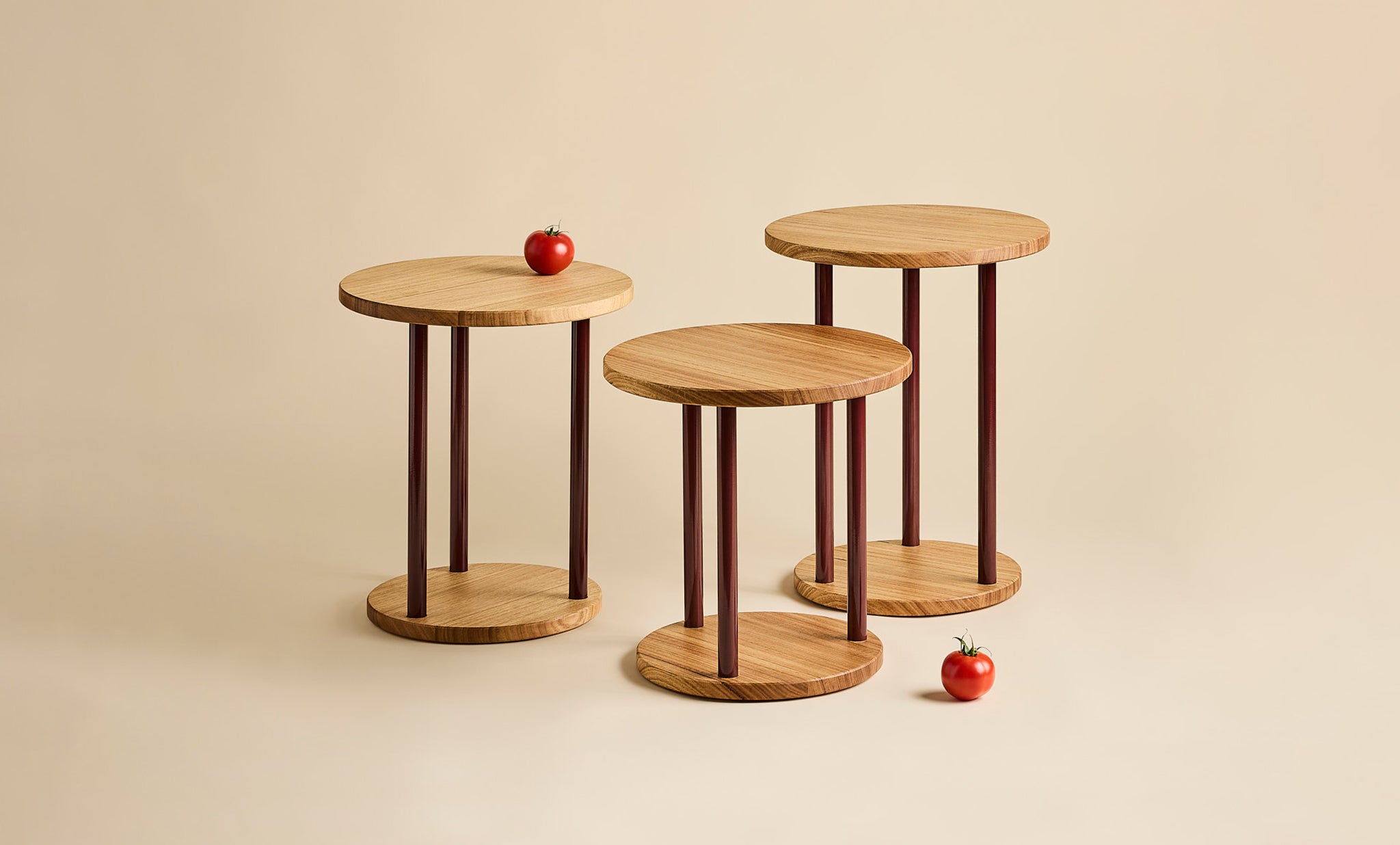 Set of Nesting Canopy Side Tables