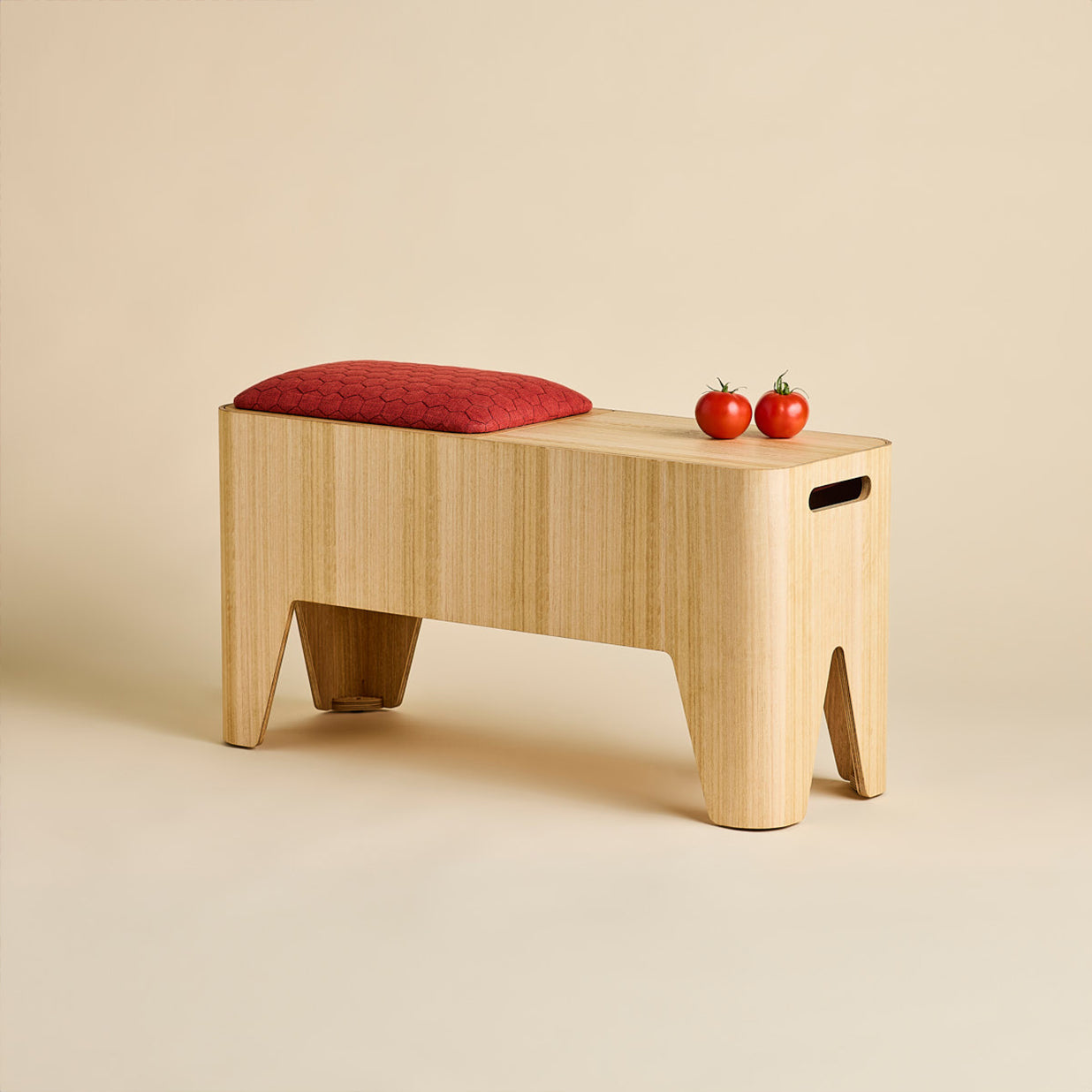 Jumping Bench with Upholstered Lid 01