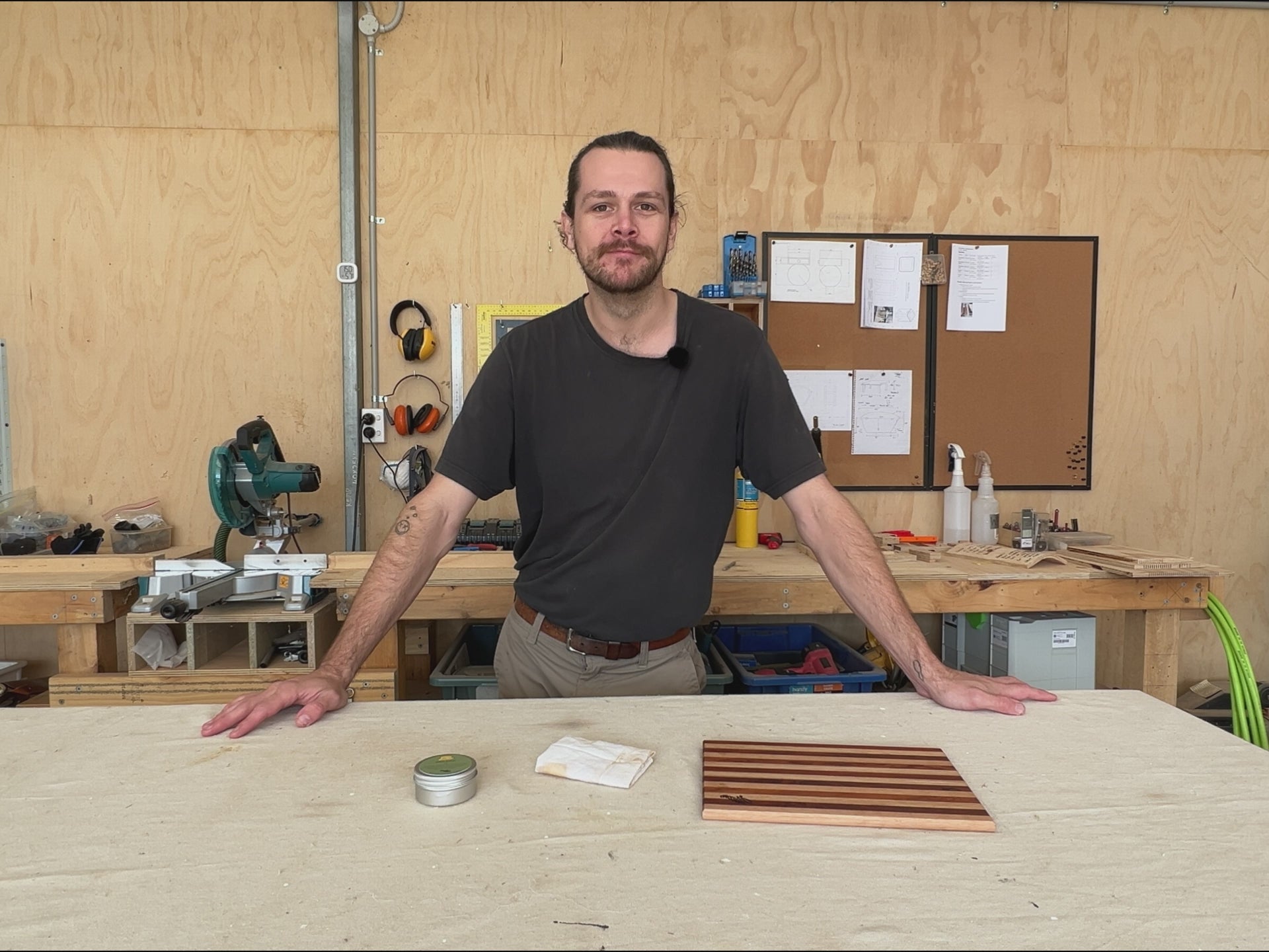 Load video: Conrad-S Wood Butter Application Video